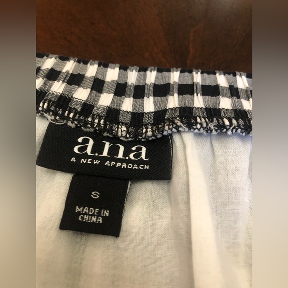 ANA short summer Dress black and white size S - Picture 5 of 7